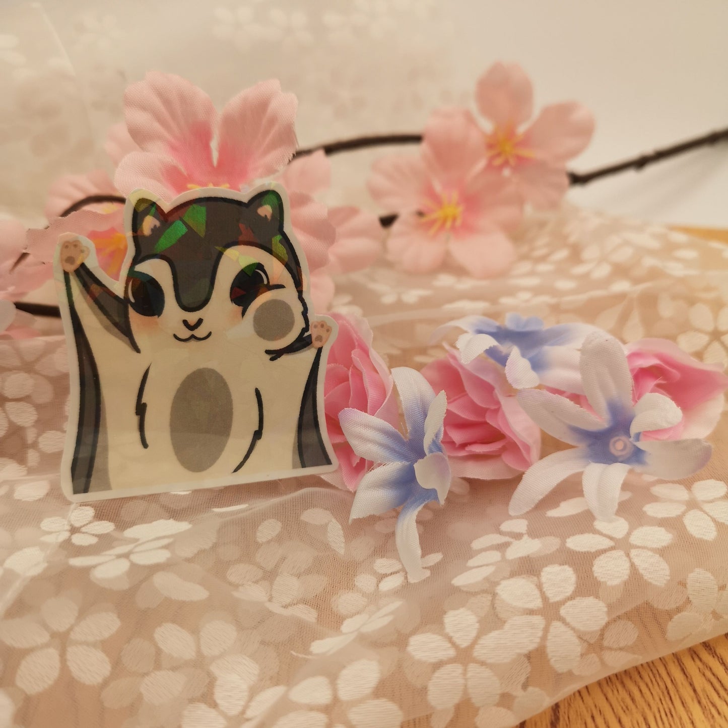 Holo Peeker Mimi Sticker