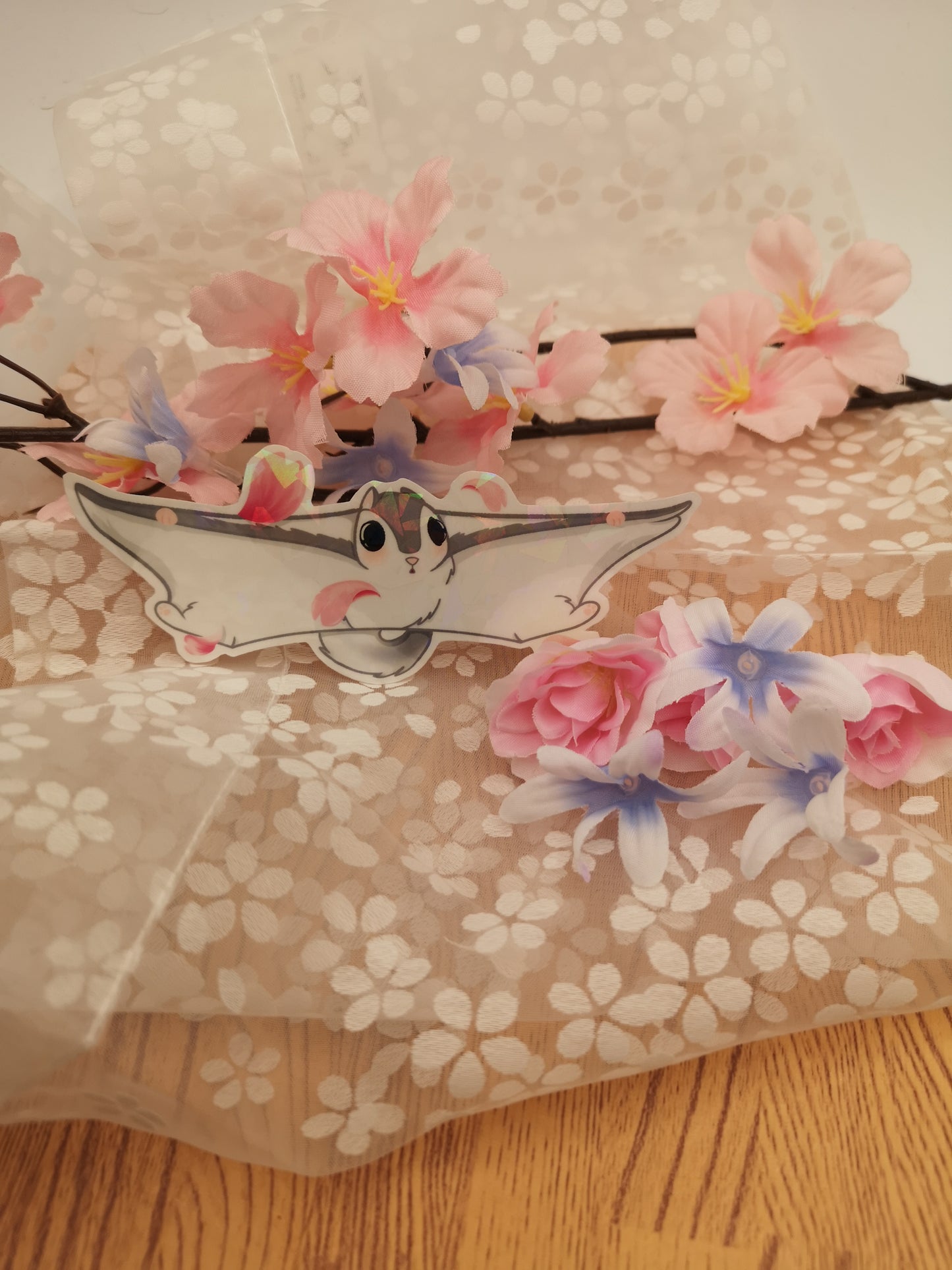 Holo Flying Mimi Sticker