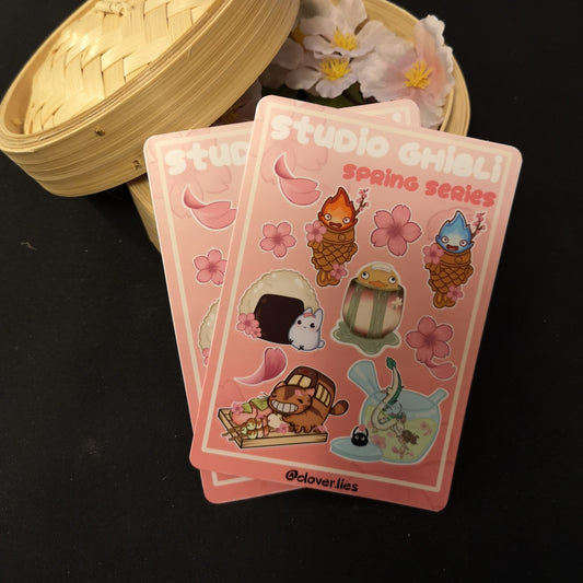 Sakura Studio Ghibli Sticker Sheet
