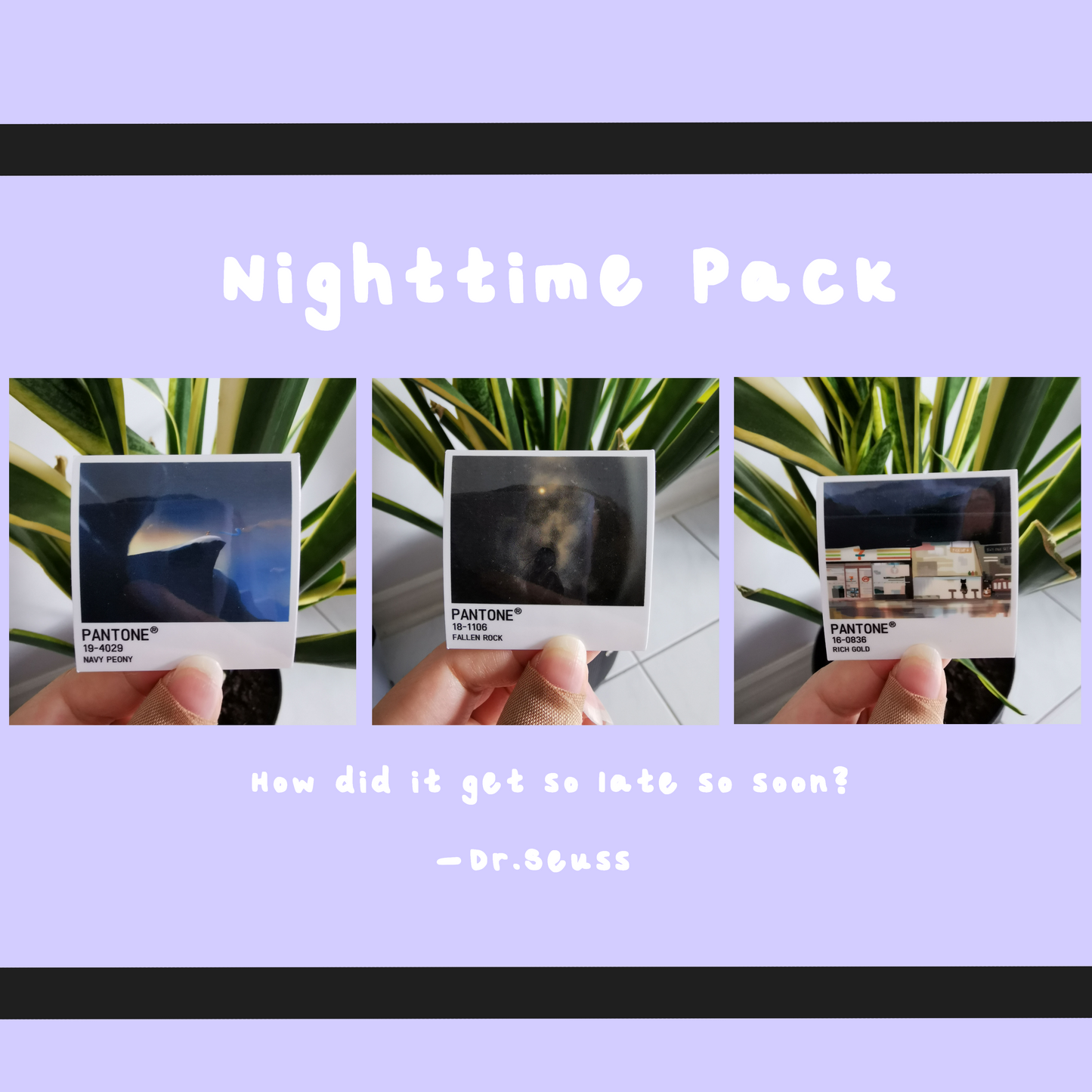 Pantone Polaroids Stickers