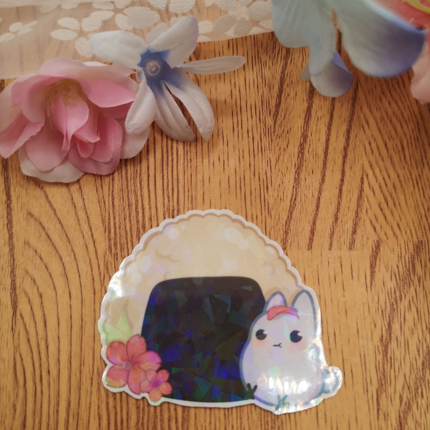 Holo Sakura Studio Ghibli Stickers